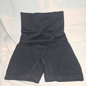 Black Seamless High Waist Shapewear Shorts Womens 3X/4X Tummy Control Butt Lift